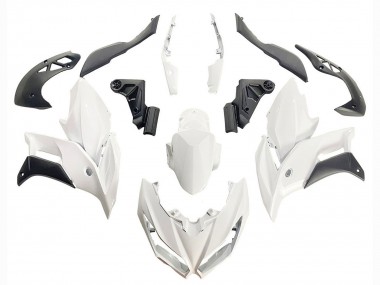 2015-2021 Kawasaki Versys 650 Motorcycle Fairings - White Matte Black Australia