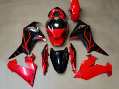 2019-2020 Honda CBR650R Motorcycle Fairings - Red Glossy Black Stripe Australia