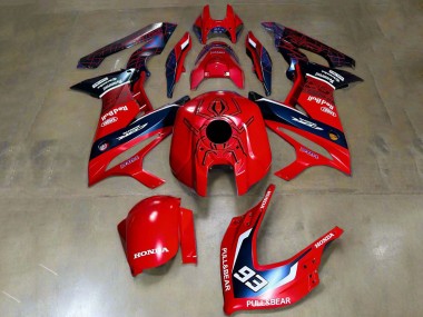 2019-2020 Honda CBR650R Motorcycle Fairings - Red White Dark Blue HRC Pull&Bear 93 Australia