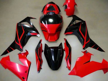 2021-2023 Honda CBR650R Motorcycle Fairings - Red Glossy Black Stripe Australia