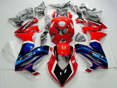 2021-2023 Honda CBR650R Motorcycle Fairings - Red Blue HRC Australia