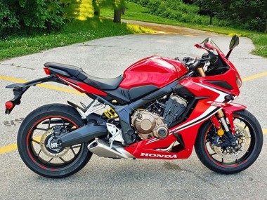 2021-2023 Honda CBR650R Motorcycle Fairings - Red White Black Stripe Australia
