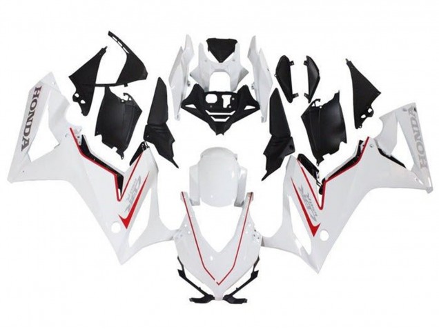2021-2023 Honda CBR650R Motorcycle Fairings - White Red Black Australia