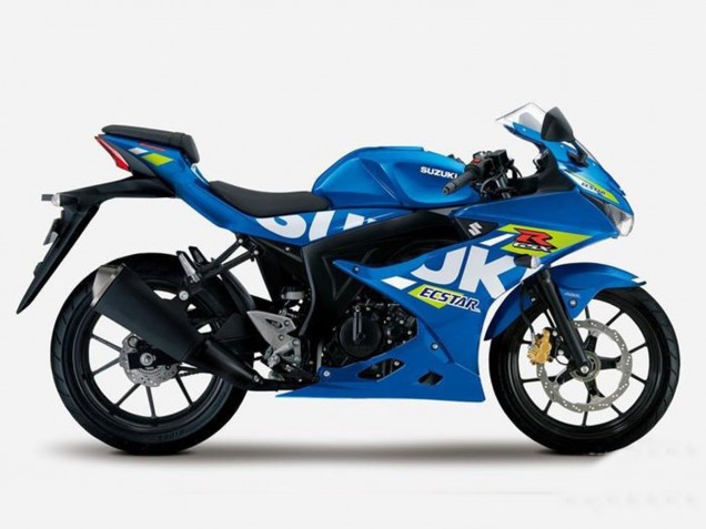 2017-2025 Suzuki GSXR125 Motorcycle Fairings - Blue Yellow Ecstar Australia