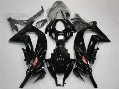 2011-2015 Kawasaki ZX10R Motorcycle Fairings - Glossy Black Red Australia