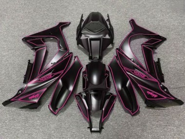 2011-2015 Kawasaki ZX10R Motorcycle Fairings - Matte Black Purple Australia