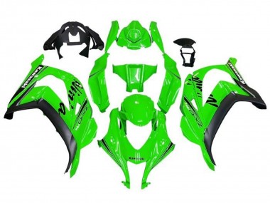 2016-2020 Kawasaki ZX10R Motorcycle Fairings - Green Black Australia