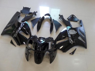 2002-2006 Kawasaki ZX12R Motorcycle Fairings - Glossy Black Matte Black Australia