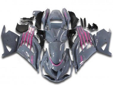 2012-2024 Kawasaki ZX14R ZZR1400 Motorcycle Fairings - Nardo Grey Pink Australia