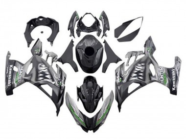 2018-2024 Kawasaki Ninja 400 Motorcycle Fairings - Nardo Grey Black Shark Australia