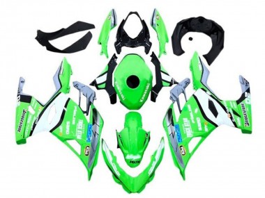 2018-2024 Kawasaki Ninja 400 Motorcycle Fairings - Green Grey Black Blue Trick Star Bridgestone Australia