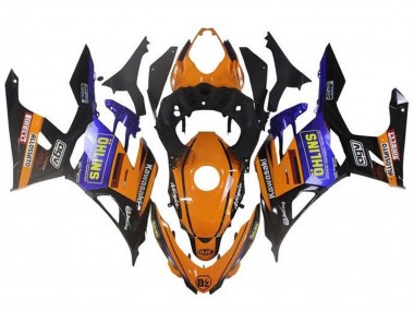2018-2024 Kawasaki Ninja 400 Motorcycle Fairings - Orange Black Blue Yellow OHLINS Australia
