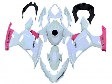 2018-2024 Kawasaki Ninja 400 Motorcycle Fairings - Pearl White Pink Australia