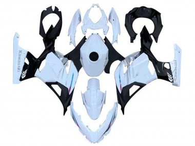 2018-2024 Kawasaki Ninja 400 Motorcycle Fairing - White Black Australia