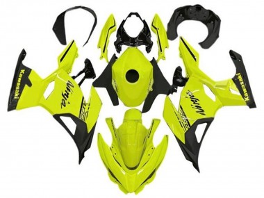 2018-2024 Kawasaki Ninja 400 Motorcycle Fairings - Neon Yellow Black Australia