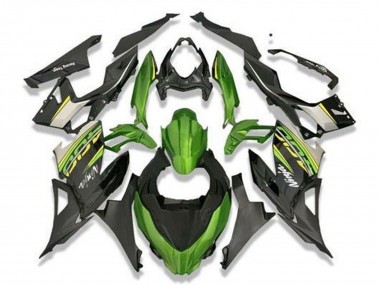 2018-2024 Kawasaki Ninja 400 Motorcycle Fairings - Green Black Grey Australia