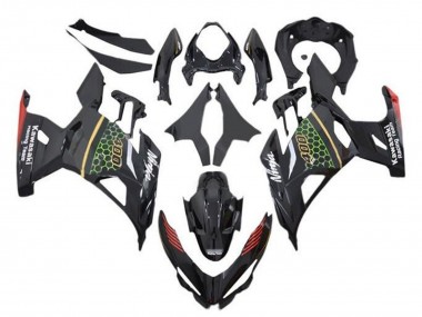 2018-2024 Kawasaki Ninja 400 Motorcycle Fairings - Black Green Red Yellow Honeycomb Australia