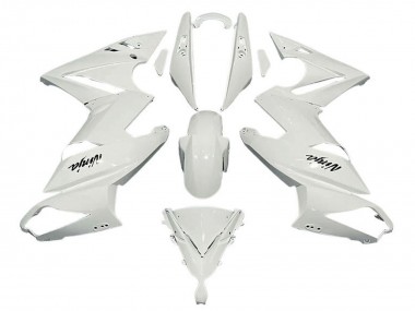 2009-2011 Kawasaki Ninja 650 EX650 Motorcycle Fairings - White Australia