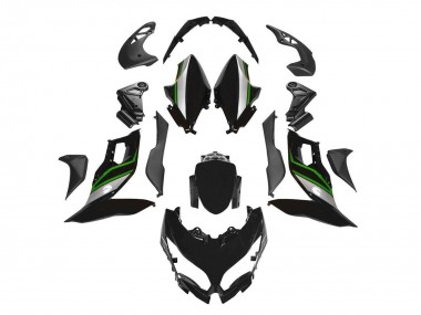 2015-2021 Kawasaki Versys 650 Motorcycle Fairings - Black Green Silver Australia