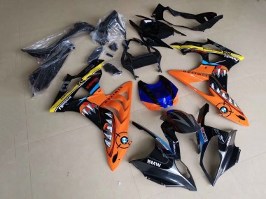 2009-2014 BMW S1000RR Motorcycle Fairings - Yellow Blue Orange Black Shark Australia
