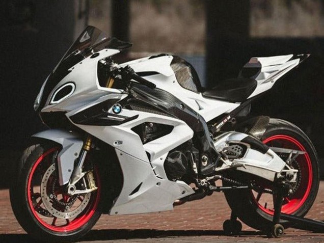 2015-2016 BMW S1000RR Motorcycle Fairings - Blue Purple Faux Forged Carbon Fiber Australia