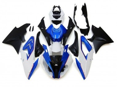 2015-2016 BMW S1000RR Motorcycle Fairings - White Blue Matte Black Australia