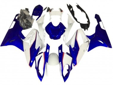 2015-2016 BMW S1000RR Motorcycle Fairings - White Red Blue Pinstripe Australia