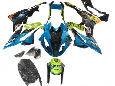 2015-2016 BMW S1000RR Motorcycle Fairings - Yellow Blue Black Shark Australia