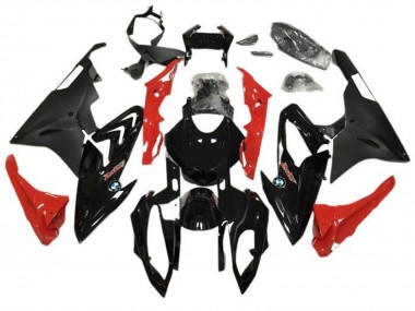 2015-2016 BMW S1000RR Motorcycle Fairings - Glossy Black Matte Black Red Australia