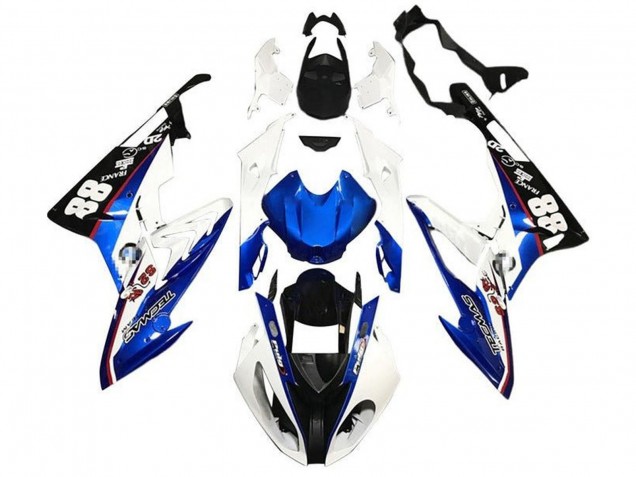 2017-2018 BMW S1000RR Motorcycle Fairings - White Blue Black Australia