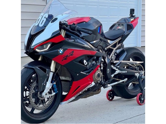2019-2022 BMW S1000RR Motorcycle Fairings - Red Black White Australia
