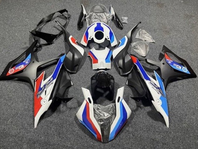 2019-2022 BMW S1000RR Motorcycle Fairings - White Blue Matte Black Red Australia
