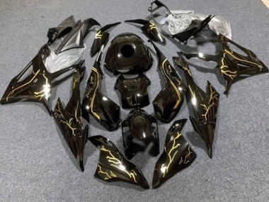 2019-2022 BMW S1000RR Motorcycle Fairings - Black Gold Australia