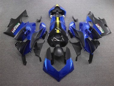 2020-2021 Ducati Panigale V4 V4S Motorcycle Fairings - Blue Yellow Matte Black Australia