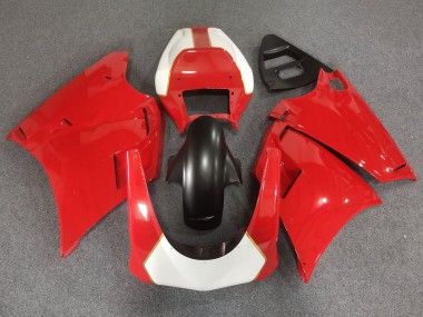 1993-2005 Ducati 748/916/996/998 Motorcycle Fairings - White Red Gold Matte Black Race Fairings Australia