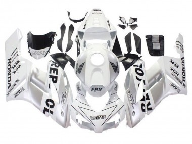 2004-2005 Honda CBR1000RR Motorcycle Fairings - White Silver Black Repsol Australia