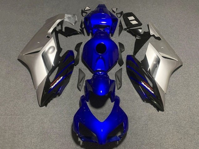 2004-2005 Honda CBR1000RR Motorcycle Fairings - Silver Dark Blue Australia