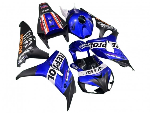 2006-2007 Honda CBR1000RR Motorcycle Fairings - Blue White Red Matte Black Repsol Australia