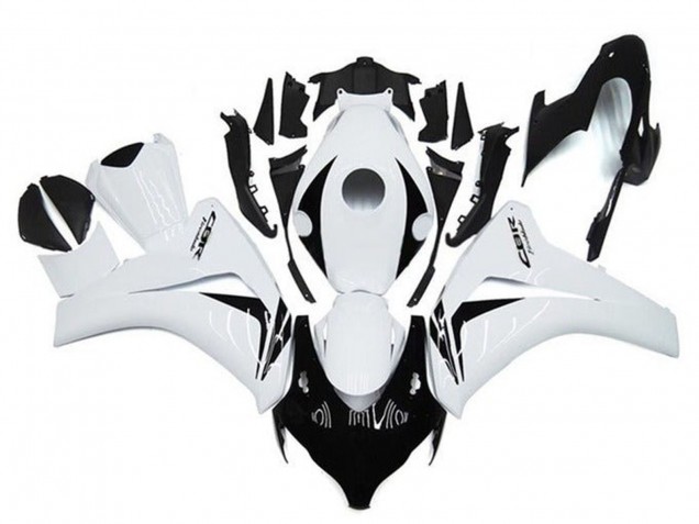 2008-2011 Honda CBR1000RR Motorcycle Fairings - White Glossy Black Australia