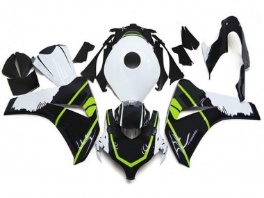 2008-2011 Honda CBR1000RR Motorcycle Fairings - White Green Glossy Black Australia