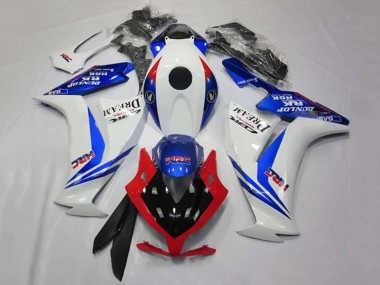 2012-2016 Honda CBR1000RR Motorcycle Fairings - White Blue Red Glossy Black HRC Australia