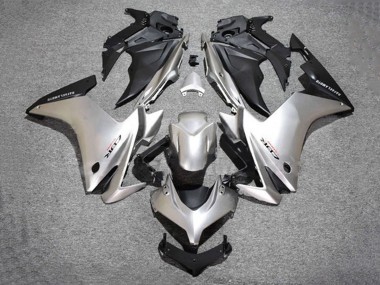 2013-2015 Honda CBR500R Motorcycle Fairings - Silver Matte Black Australia