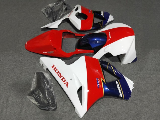 2002-2003 Honda CBR900RR 954 Motorcycle Fairings - White Red Blue Racing Australia