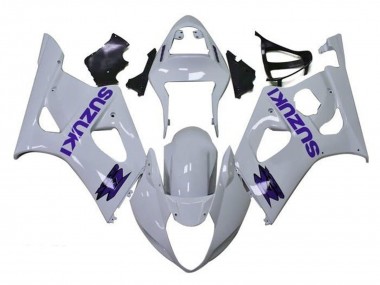 2003-2004 Suzuki GSXR 1000 Motorcycle Fairings - White Purple Australia