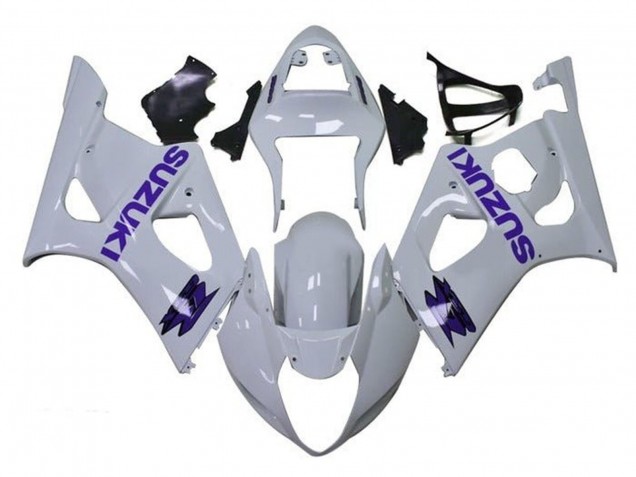 2003-2004 Suzuki GSXR 1000 Motorcycle Fairings - White Purple Australia