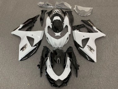 2009-2016 Suzuki GSXR 1000 Motorcycle Fairing - White Black Australia
