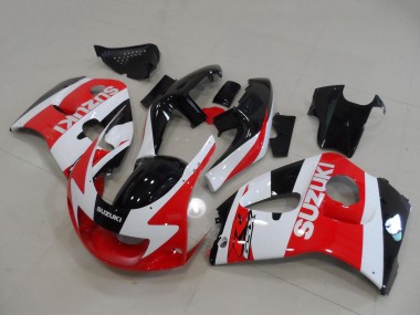 1996-2000 Suzuki GSXR 600 / GSXR 750 Motorcycle Fairings - Red White Black Australia