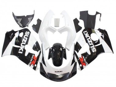 1996-2000 Suzuki GSXR 600 / GSXR 750 Motorcycle Fairings - White Black Red Australia