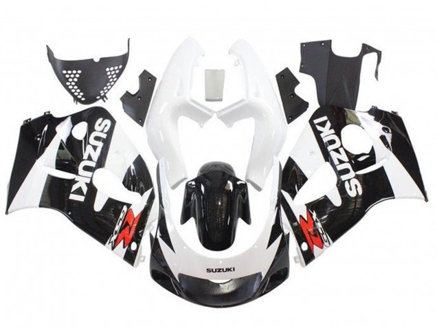 1996-2000 Suzuki GSXR 600 / GSXR 750 Motorcycle Fairings - White Black Red Australia