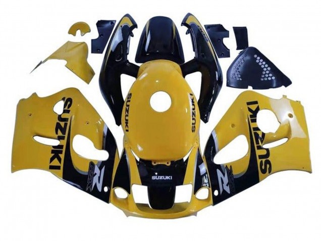 1996-2000 Suzuki GSXR 600 / GSXR 750 Motorcycle Fairings - Yellow Black Australia